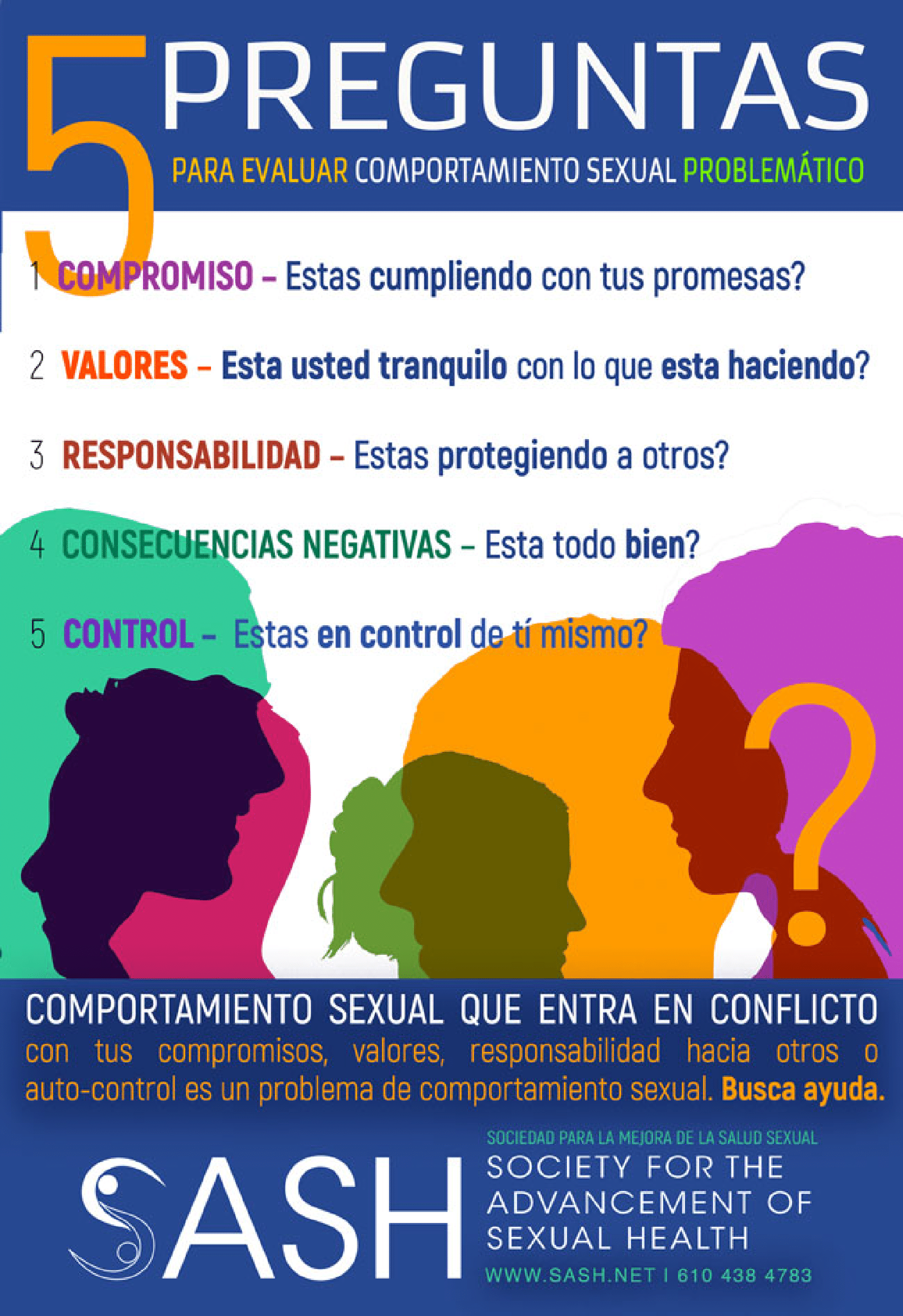 Spansih - 5 Questions to Asses Problematic Sexual Behavior